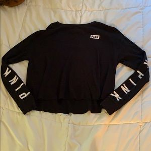 black crewneck